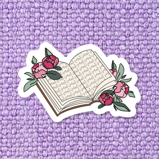 Romance Books Waterproof Vinyl Sticker