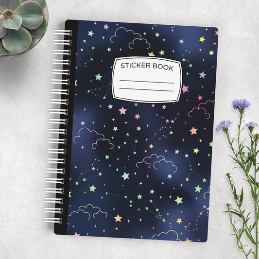 Starry Night Reusable Sticker Book