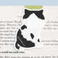 Tuxedo Black and White Cat - Jumbo Magnetic Bookmark