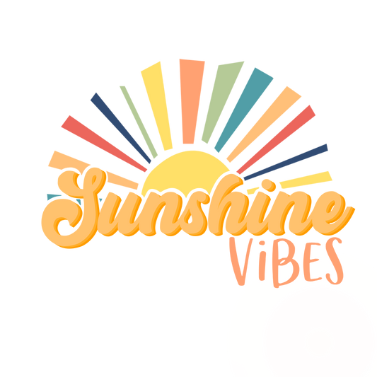 Sunshine Vibes Clear Vinyl Sticker