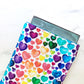 Rainbow Hearts Book Sleeve