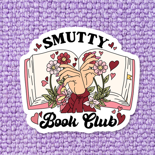 Smutty Book Club Vinyl Sticker