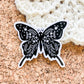 Black Vine Butterfly Vinyl Sticker